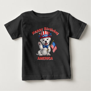 Dogo Argentino (2ai) Patriotic Kid T-Shirt