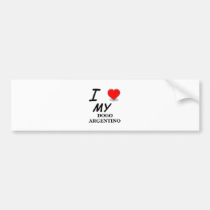 dogo argentino bumper sticker