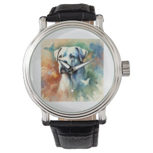 Dogo Argentino Dog 310724AREF120 - Watercolor Watch