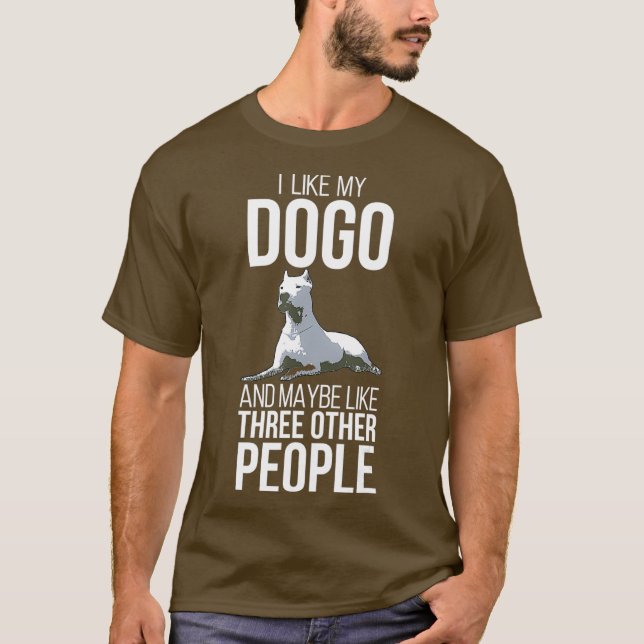 Dogo Argentino Dog Pet Love Rescue Retro Men Paw T-Shirt (Front)