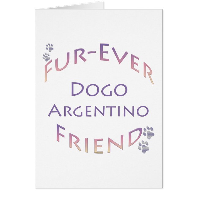 Dogo Argentino Furever (Front)