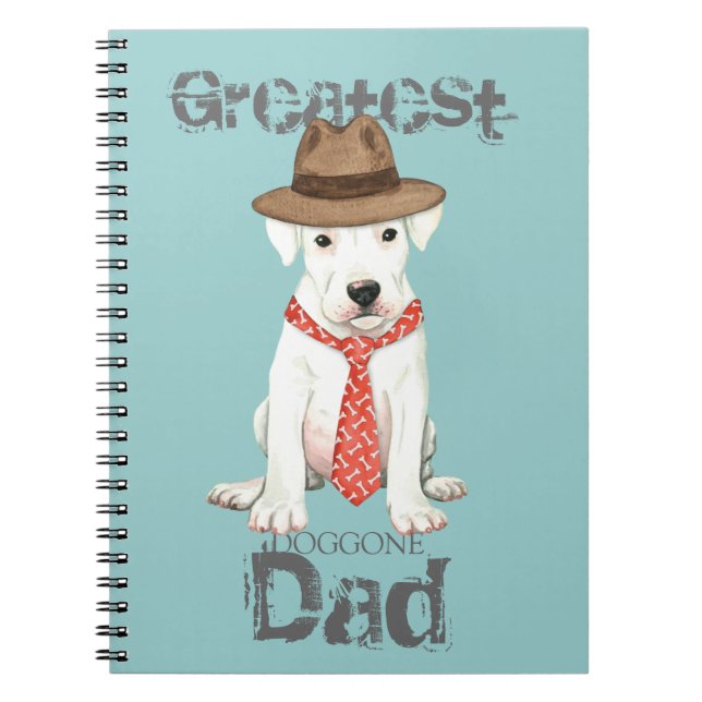 Dogo Argentino Notebook (Front)