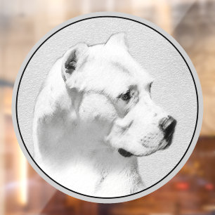 Dogo Argentino Painting - Original Dog Art