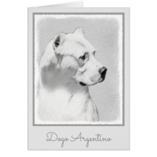 Dogo Argentino Painting - Original Dog Art
