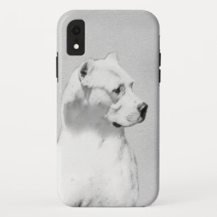 Dogo Argentino Painting - Original Dog Art Case-Mate iPhone Case