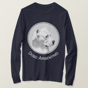 Dogo Argentino Painting - Original Dog Art T-Shirt