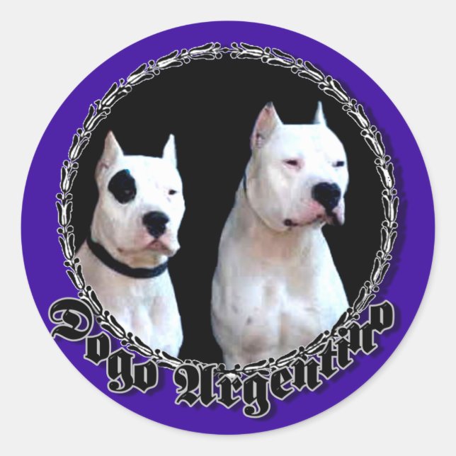 Dogo Argentino stickers (Front)