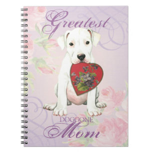 Dogo Heart Mum Spiral Notebook
