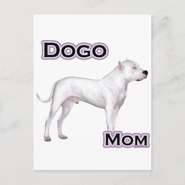 Dogo Mum 4 Postcard (Front)