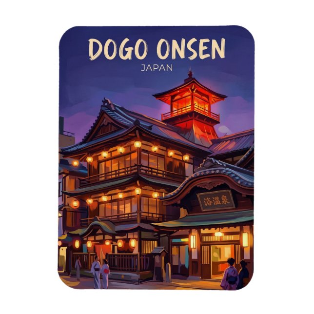Dogo Onsen Japan Magnet (Vertical)
