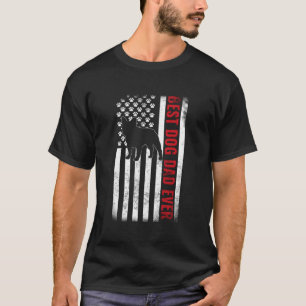 Dogs 365 French Bulldog Best Dog Dad Ever American T-Shirt