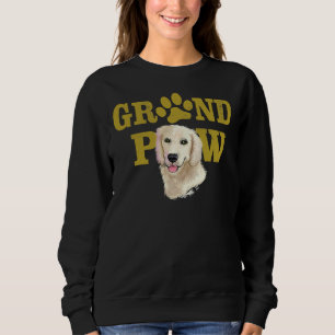 Dogs 365 Golden Retriever Paw Grandpaw Sweatshirt