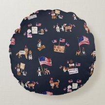 DOGS 4 DEMOCRACY Two-Sided Blue