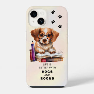 Dogs And Books Lovers iPhone 14 Case
