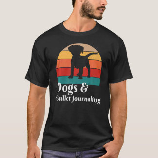 Dogs and Bullet Journalling Premium T-Shirt