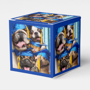 Dogs and Cat Grads in Photo Booth Favour Box