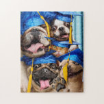 Dogs and Cat Grads in Photo Booth Jigsaw Puzzle<br><div class="desc">Crushin' it! | Avanti,  the Global Humor Brand™ has been entertaining the world with its Feel Good Funny greeting cards for over 40 years. Our characters live life to the fullest and celebrate the humor in everyday life.</div>