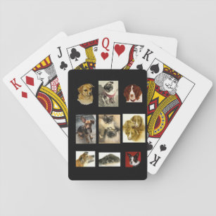 Dogs and Cats of Many Breeds Classic Playing Cards