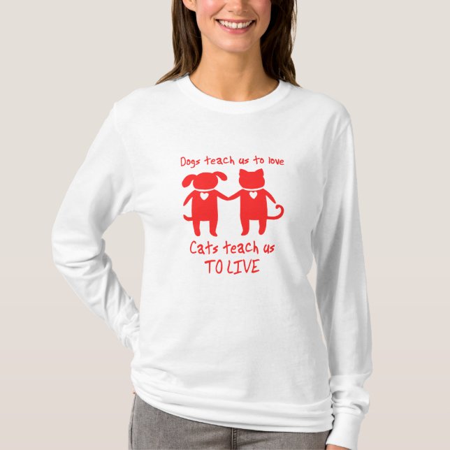 dogs and cats T-Shirt (Front)