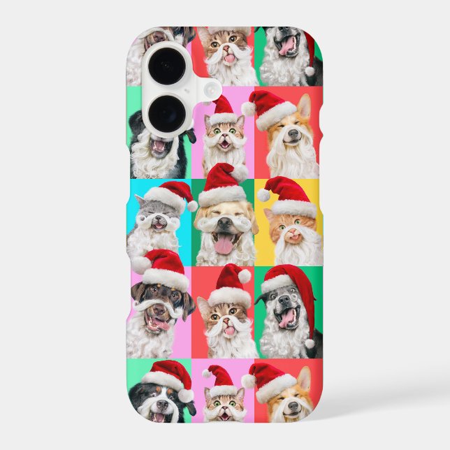 Dogs and Cats with Santa Beard (Back)