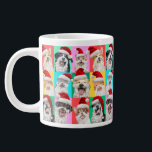 Dogs and Cats with Santa Beard Large Coffee Mug<br><div class="desc">Merry Cuteness! | Avanti,  the Global Humour Brand™ has been entertaining the world with its Feel Good Funny greeting cards for over 40 years. Our characters live life to the fullest and celebrate the humour in everyday life.</div>
