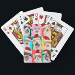 Dogs and Cats with Santa Beard Playing Cards<br><div class="desc">Merry Cuteness! | Avanti,  the Global Humour Brand™ has been entertaining the world with its Feel Good Funny greeting cards for over 40 years. Our characters live life to the fullest and celebrate the humour in everyday life.</div>