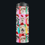 Dogs and Cats with Santa Beard Thermal Tumbler<br><div class="desc">Merry Cuteness! | Avanti,  the Global Humour Brand™ has been entertaining the world with its Feel Good Funny greeting cards for over 40 years. Our characters live life to the fullest and celebrate the humour in everyday life.</div>