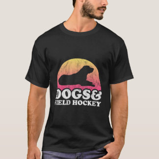 Dogs And Field Hockey Men'S Or Women'S Dog T-Shirt