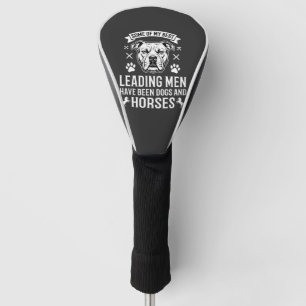 Dogs And Horses Leading Men Golf Head Cover