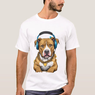 dogs and music love Men's T-Shirt
