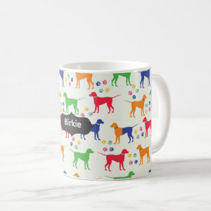 Dogs and Pawprints Coffee Mug