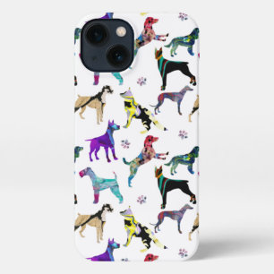 Dogs and Paws iPhone 13 Case