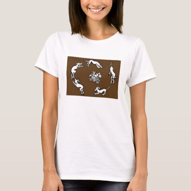 Dogs and rabbits T-Shirt (Front)