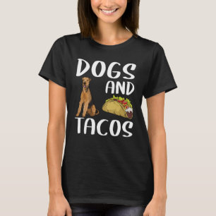Dogs And Tacos Airedale Terrier Mexican Food T-Shirt