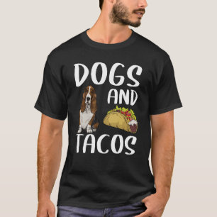 Dogs And Tacos Basset Hound Mexican Food T-Shirt