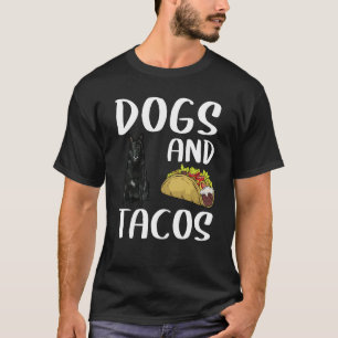 Dogs And Tacos Belgian Sheepdog Mexican Food T-Shirt