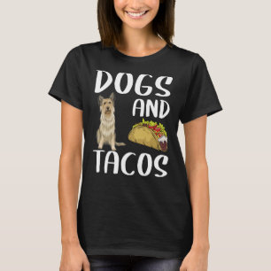 Dogs And Tacos Berger Picard Mexican Food T-Shirt