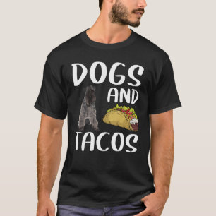 Dogs And Tacos Kerry Blue Terrier Mexican Food T-Shirt