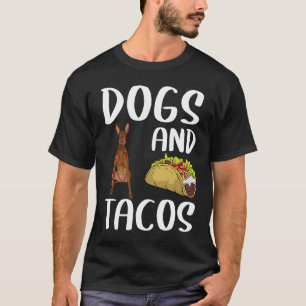 Dogs And Tacos Pharaoh Hound Mexican Food T-Shirt
