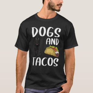 Dogs And Tacos Schipperke Mexican Food T-Shirt
