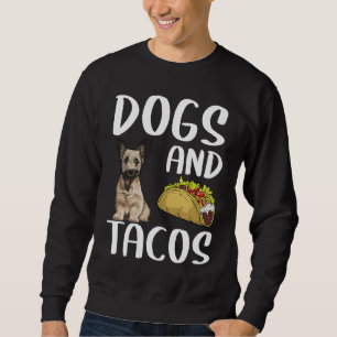 Dogs And Tacos Skye Terrier Mexican Food Sweatshirt