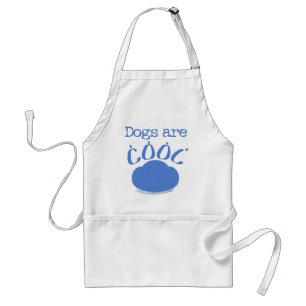 DOGS are Cool Paw Print Standard Apron
