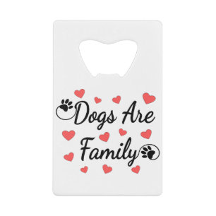Dogs Are Family Typography For Dog Lovers