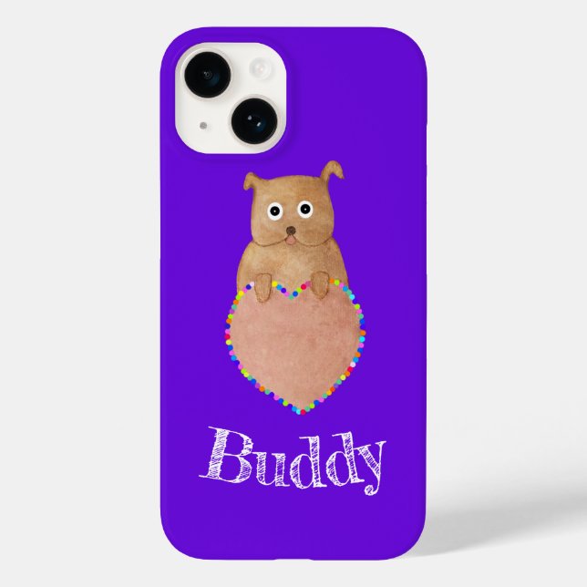 Dogs are loved   Case-Mate iPhone case (Back)