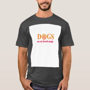 Dogs Are My Favourite People Graphic 1 T-Shirt