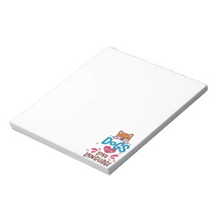 Dogs Are My Love Language Notepad