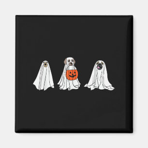 Dogs As Ghosts For Halloween Funny Ghost Dogs Magnet