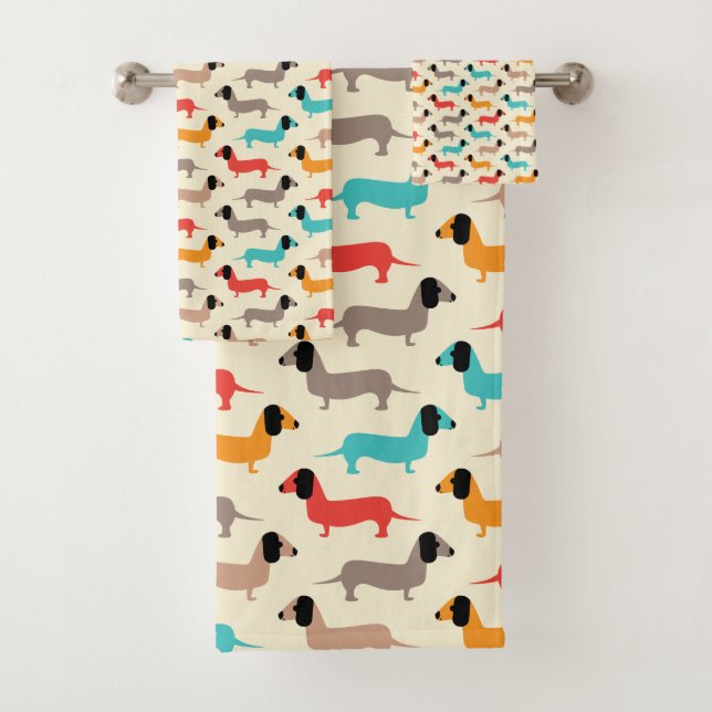 dogs bath towel set (Insitu)