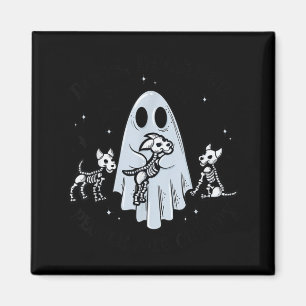Dogs Because People Are Creepy Funny Ghost Magnet
