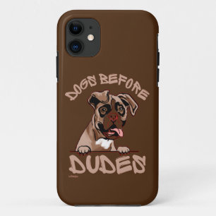 DOGS BEFORE DUDES Olde English Bulldog funny dog Case-Mate iPhone Case